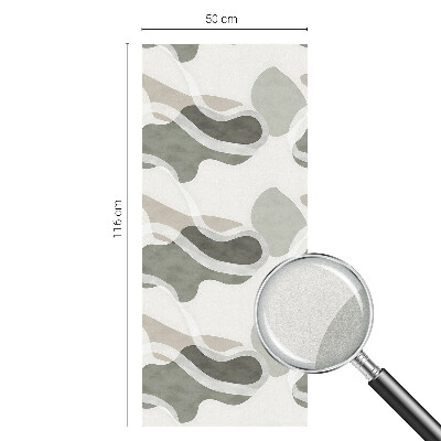 Film occultant fenêtre effet vitrail Motif organique