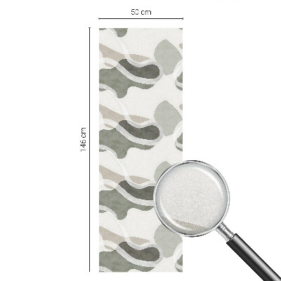 Film occultant fenêtre effet vitrail Motif organique