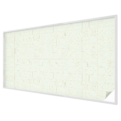 Film fenêtre décoratif occultant vitrail Mosaïque géométrique