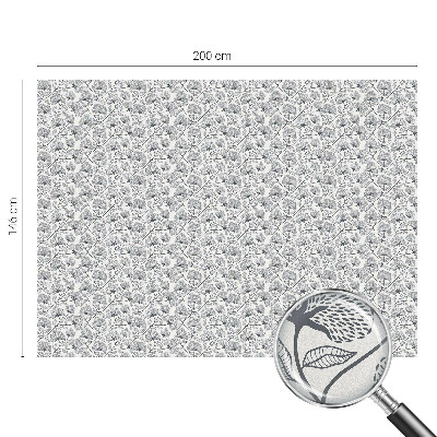 Vitrail autocollant pour fenêtre Motif botanique