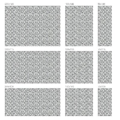 Vitrail autocollant pour fenêtre Motif botanique