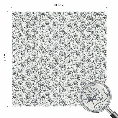 Vitrail autocollant pour fenêtre Motif botanique