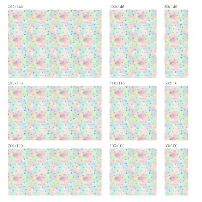 Autocollant pour vitrage Motifs arc-en-ciel