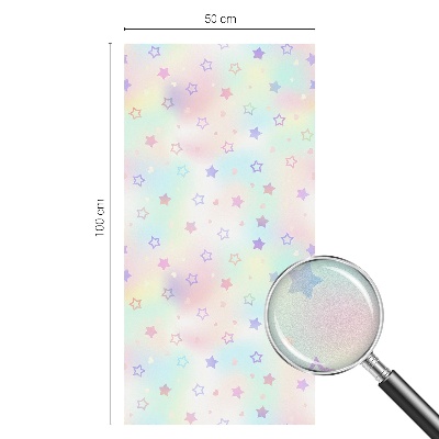 Autocollant pour vitrage Motifs arc-en-ciel