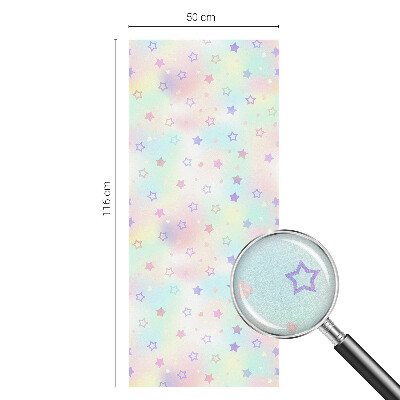 Autocollant pour vitrage Motifs arc-en-ciel