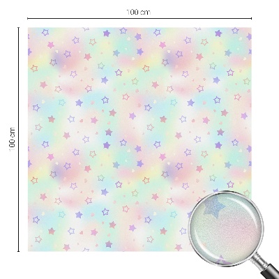 Autocollant pour vitrage Motifs arc-en-ciel