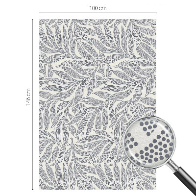 Film fenêtre décoratif occultant vitrail Chute des feuilles