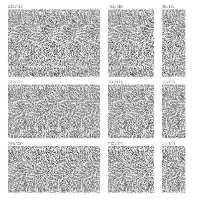 Film fenêtre décoratif occultant vitrail Chute des feuilles