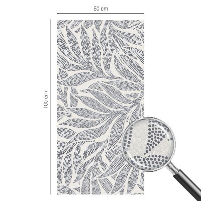 Film fenêtre décoratif occultant vitrail Chute des feuilles