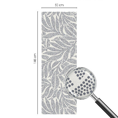 Film fenêtre décoratif occultant vitrail Chute des feuilles