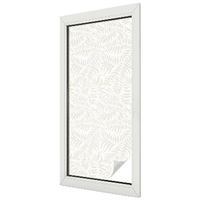 Vitrail autocollant pour fenêtre Élégance feuillue