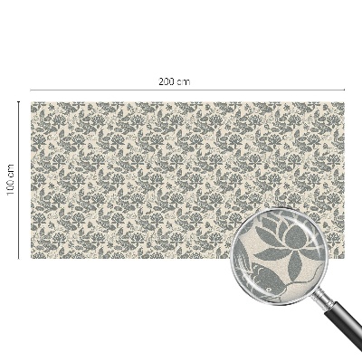 Film occultant fenêtre effet vitrail Motifs orientaux