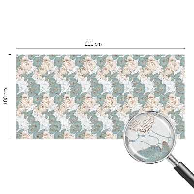 Autocollant pour vitrage Fleurs délicates