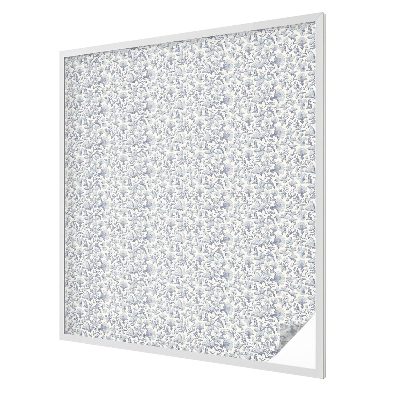 Film fenêtre décoratif occultant vitrail Motif floral