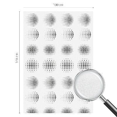 Autocollant pour vitrage Cercles pointillés