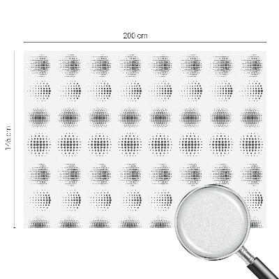 Autocollant pour vitrage Cercles pointillés