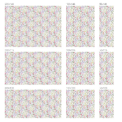 Vitrail autocollant pour fenêtre prairie fleurie