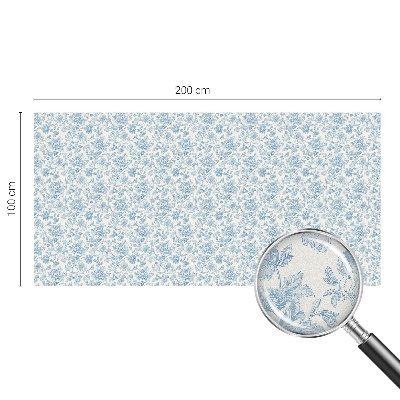 Film fenêtre décoratif occultant vitrail Motif floral