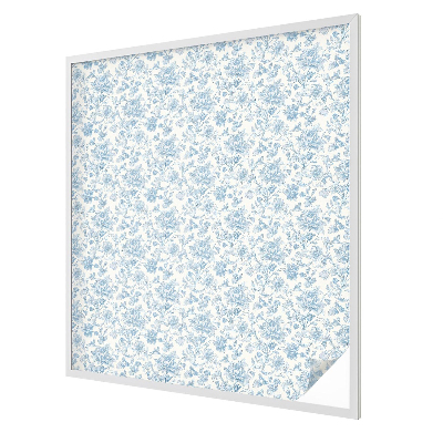 Film fenêtre décoratif occultant vitrail Motif floral