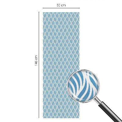 Autocollant pour vitrage Vagues bleues