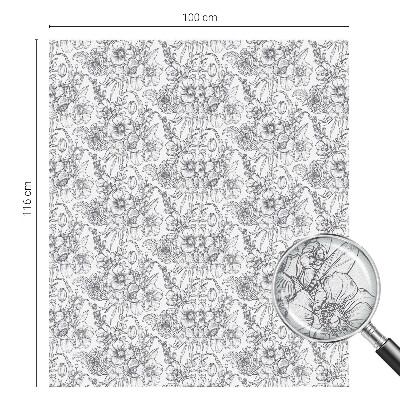 Film occultant pour fenêtre Élégance florale