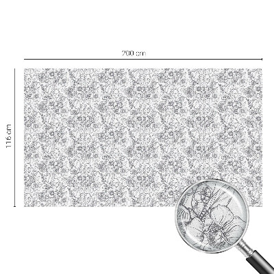 Film occultant pour fenêtre Élégance florale