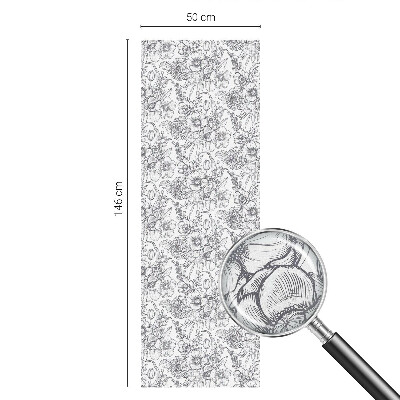 Film occultant pour fenêtre Élégance florale