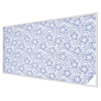 Vitrail autocollant pour fenêtre fleurs d'hibiscus