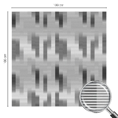 Autocollant pour vitrage Grille graphique