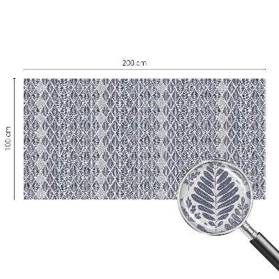 Film fenêtre décoratif occultant vitrail feuilles à motifs