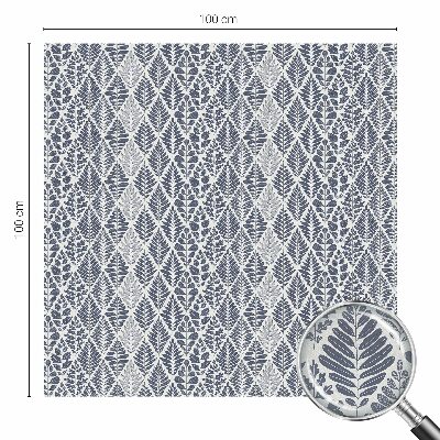 Film fenêtre décoratif occultant vitrail feuilles à motifs