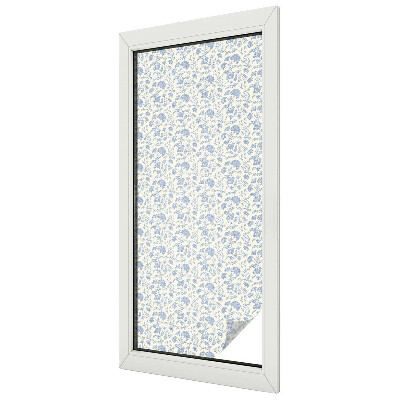 Vitrail autocollant pour fenêtre Motif floral