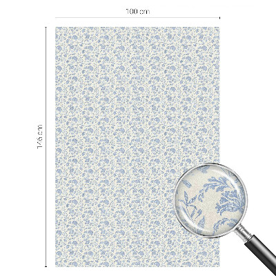 Vitrail autocollant pour fenêtre Motif floral