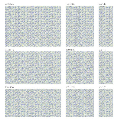 Vitrail autocollant pour fenêtre Motif floral