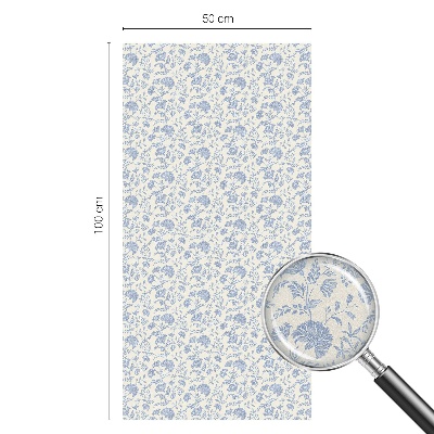 Vitrail autocollant pour fenêtre Motif floral