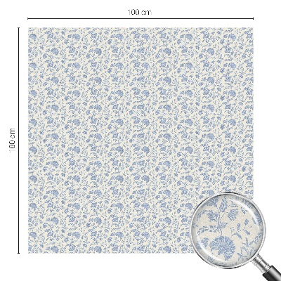 Vitrail autocollant pour fenêtre Motif floral