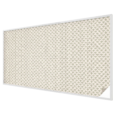 Autocollant pour vitrage ornements végétaux