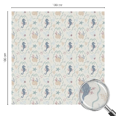 Film occultant pour fenêtre Hippocampes