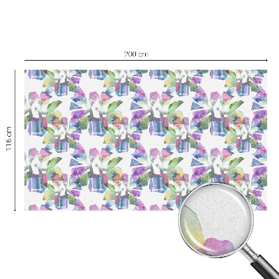 Vitrail autocollant pour fenêtre abstraction colorée