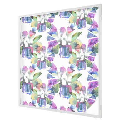 Vitrail autocollant pour fenêtre abstraction colorée