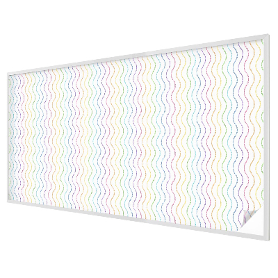 Film occultant fenêtre effet vitrail Lignes arc-en-ciel