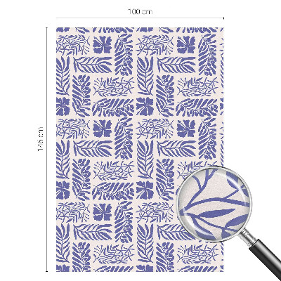 Film fenêtre décoratif occultant vitrail Modèles végétaux