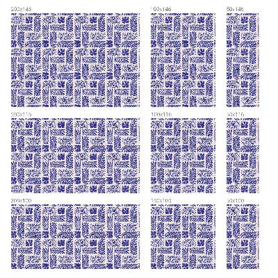 Film fenêtre décoratif occultant vitrail Modèles végétaux