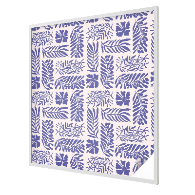 Film fenêtre décoratif occultant vitrail Modèles végétaux