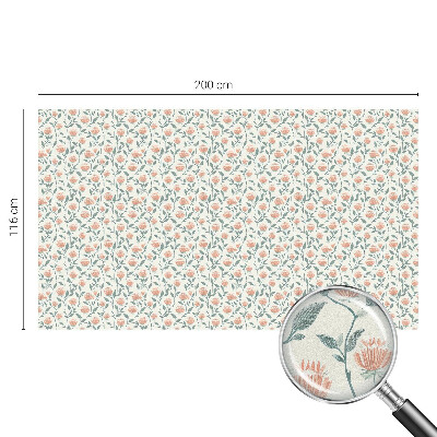 Vitrail autocollant pour fenêtre Motif floral