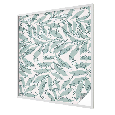 Autocollant pour vitrage Feuilles vertes