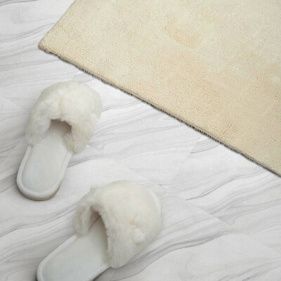 Carreaux vinyle Vagues dans un motif de marbre