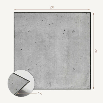 Carreaux vinyle Surface en béton structurel