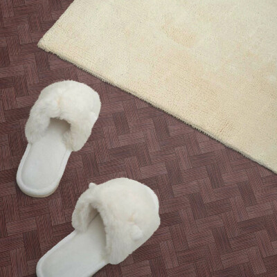 Carreaux de vinyle auto-adhésifs Motif réalisé à partir de tissages naturels