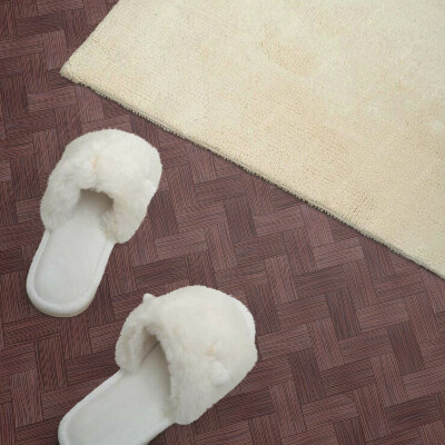 Carreaux de vinyle auto-adhésifs Motif réalisé à partir de tissages naturels